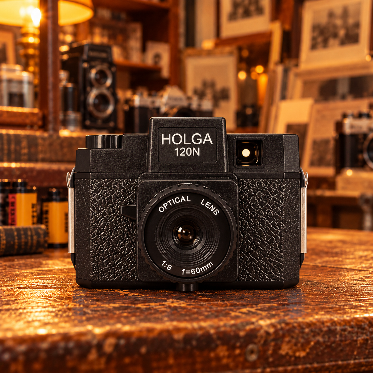 Holga 120N Medium Format Film Camera - Black