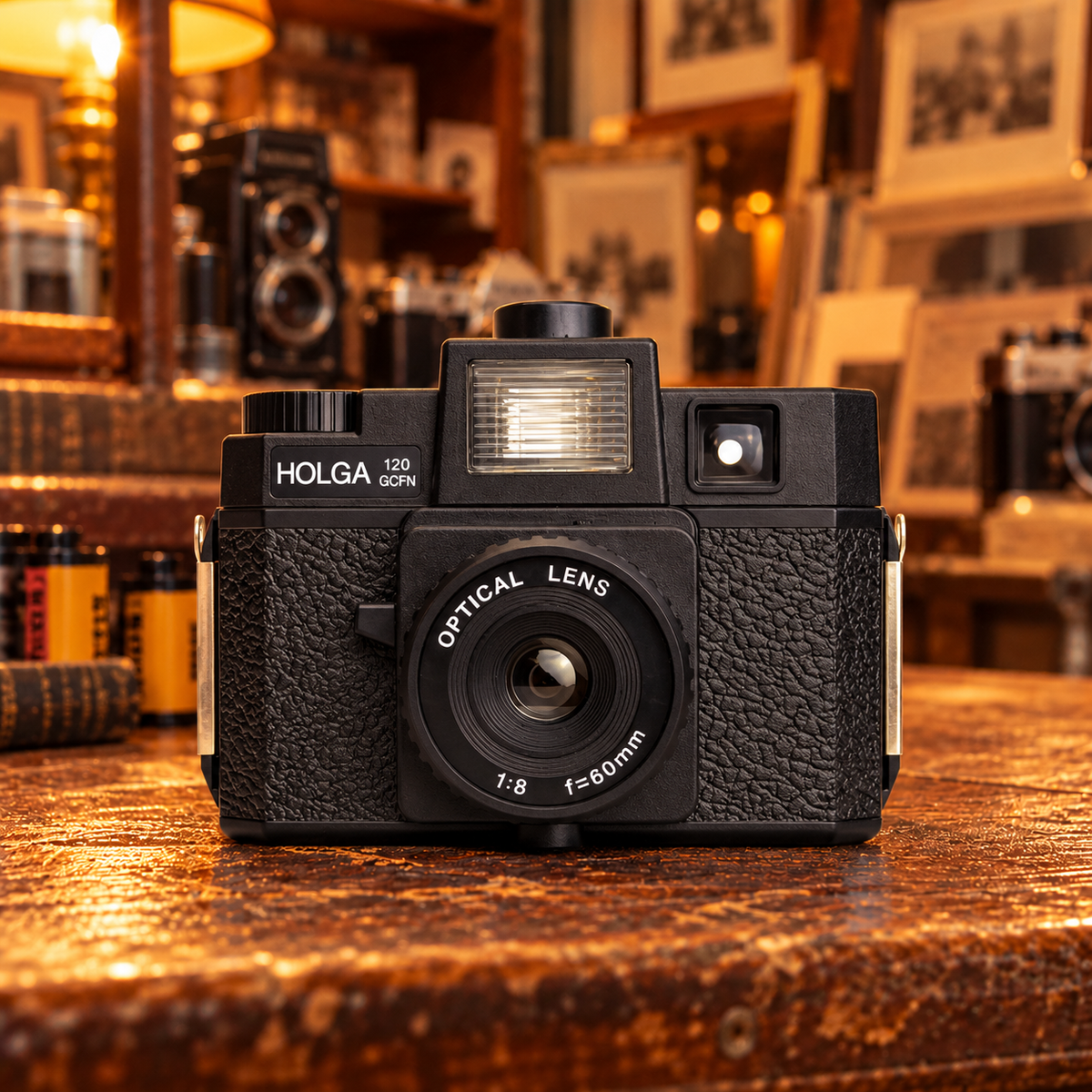 Holga 120GCFN Medium Format Film Camera - Black