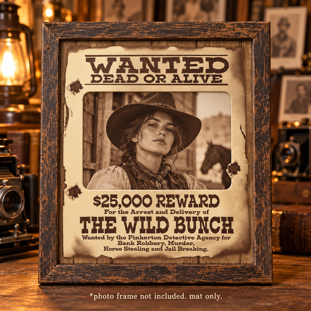 The Wild Bunch Wanted Poster Mat