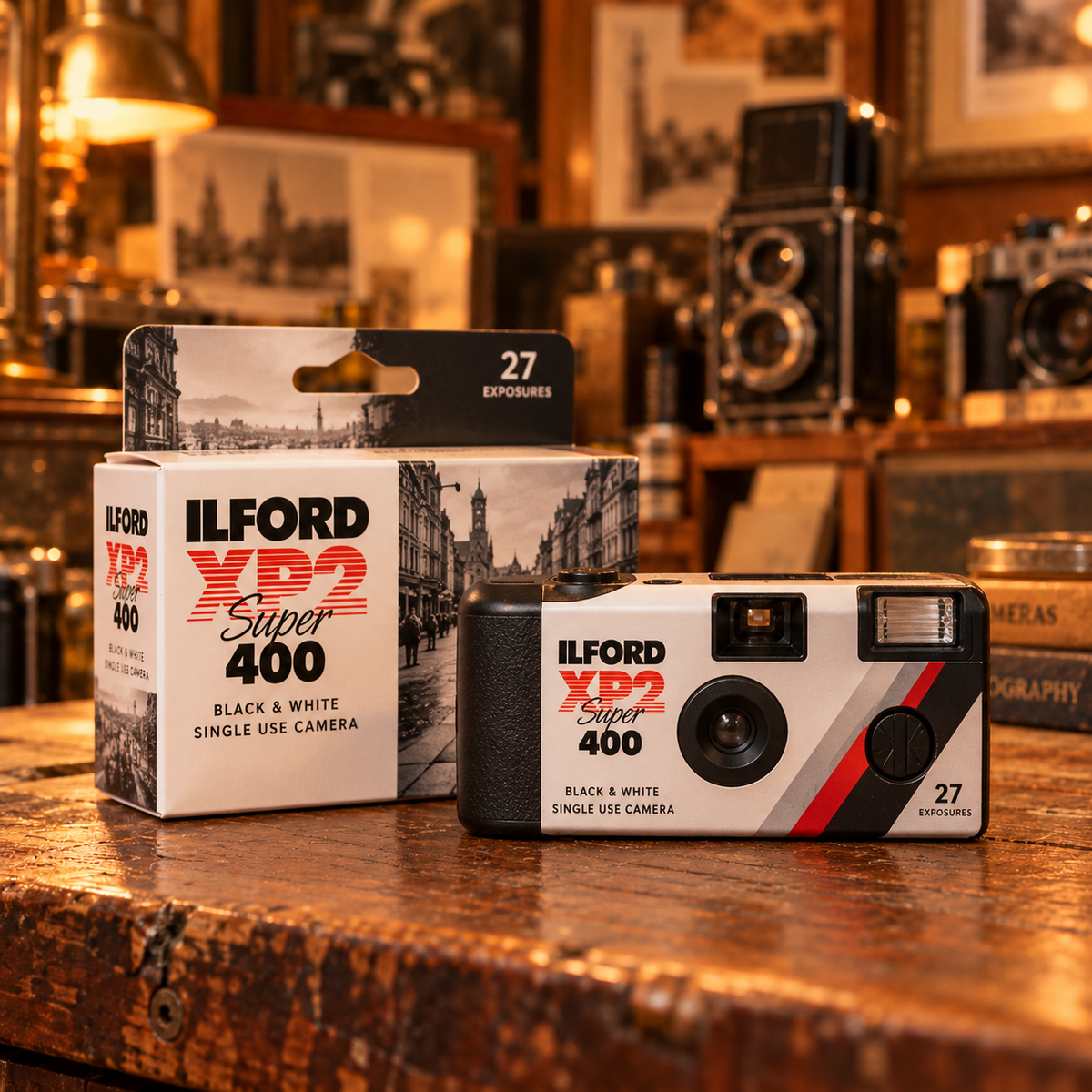 Ilford XP2 Super 400 Black & White Single-Use Camera