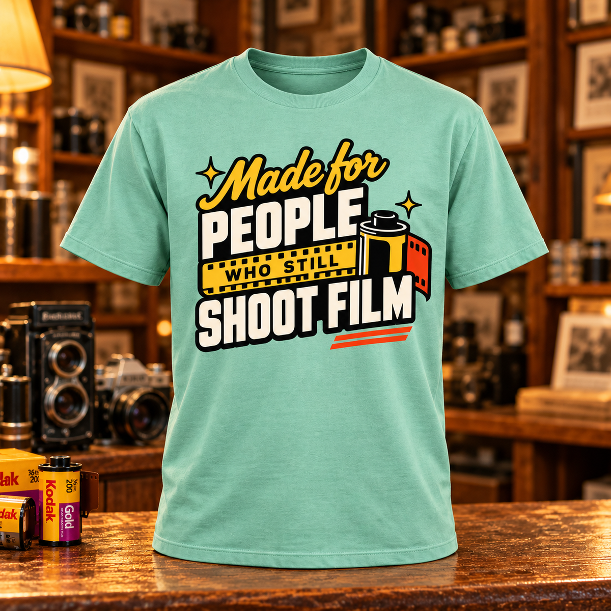 "Made for People Who Still Shoot Film" T-Shirt