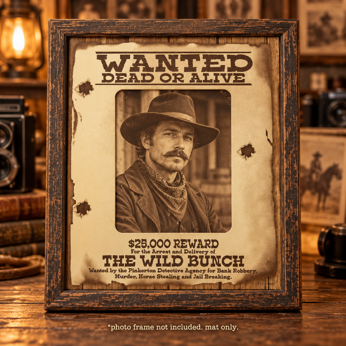 The Wild Bunch Wanted Poster Mat